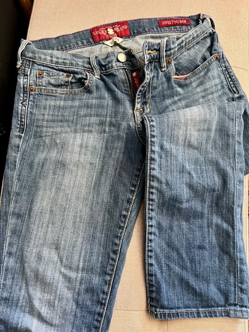 Lucky Brand Women’s Light Blue Denim Sweet'N Crop Jeans